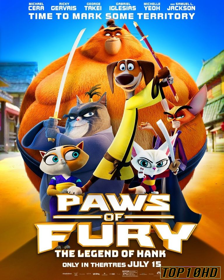 ดูหนังออนไลน์ฟรี Paws of Fury  The Legend of Hank อุ้งเท้าพิโรธ ตำนานของแฮ้งค์ (2022)