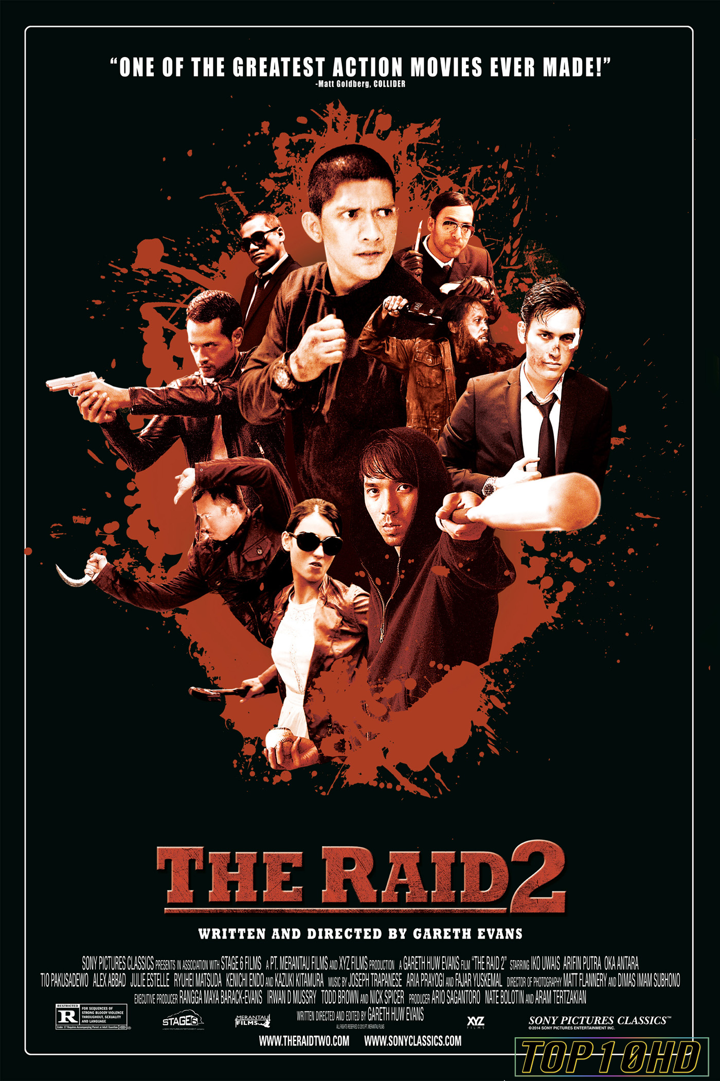 ดูหนังออนไลน์ฟรี The Raid 2 ฉะ! ระห้ำเมือง (2014)